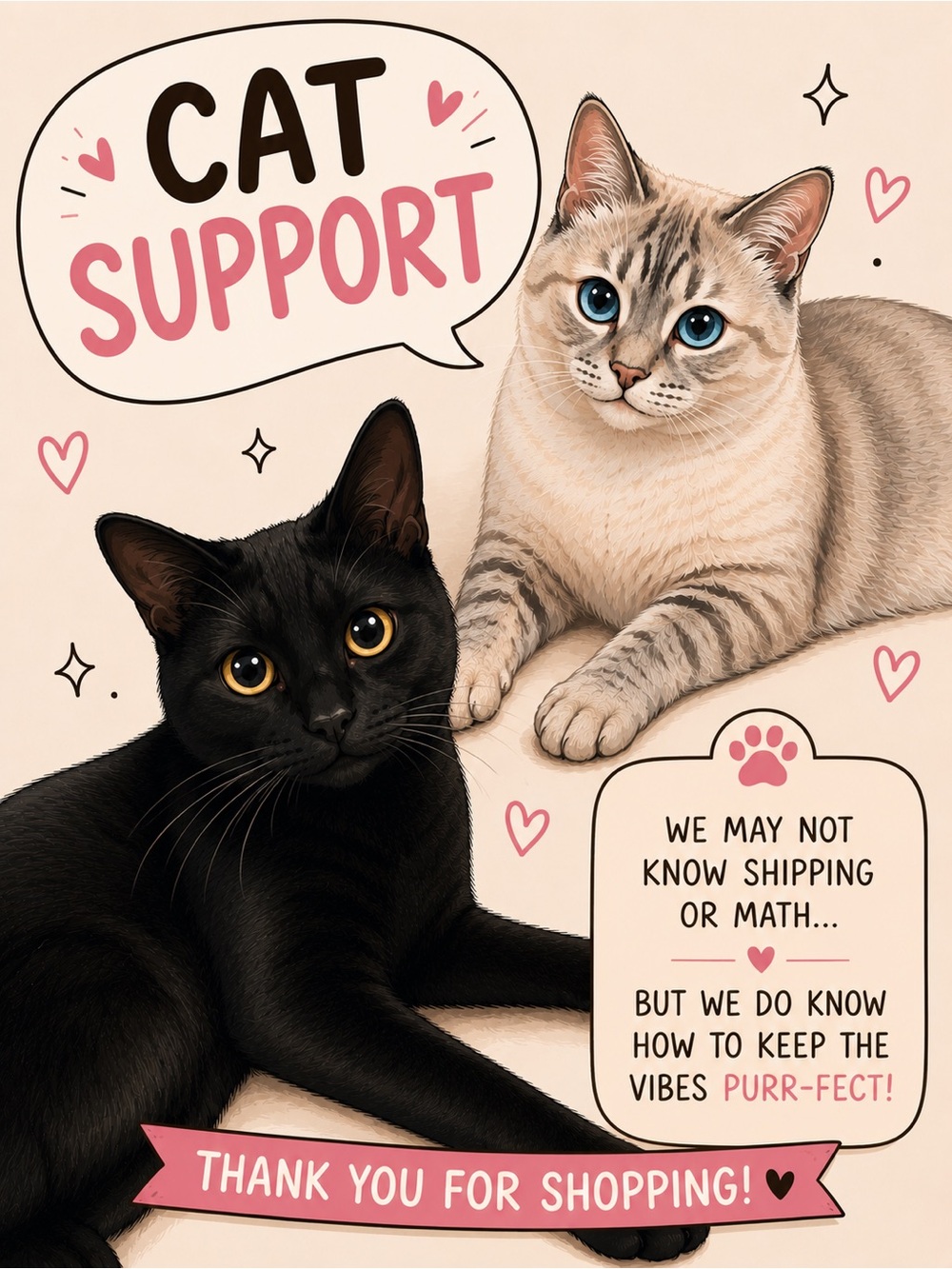 🐾 CAT SUPPORT 🐾  for Live Shows!
